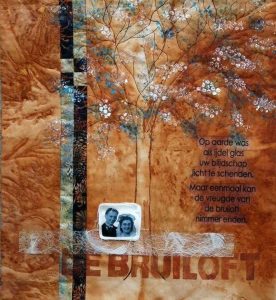 De Bruiloft.60x66 cm